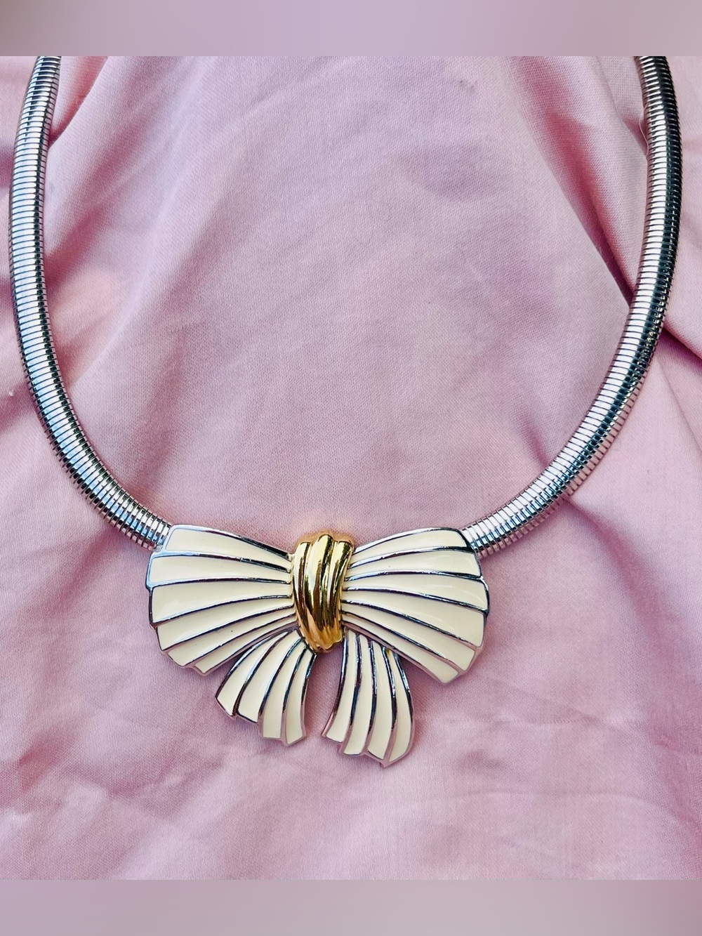 Vintage Trifari Omega Necklace
